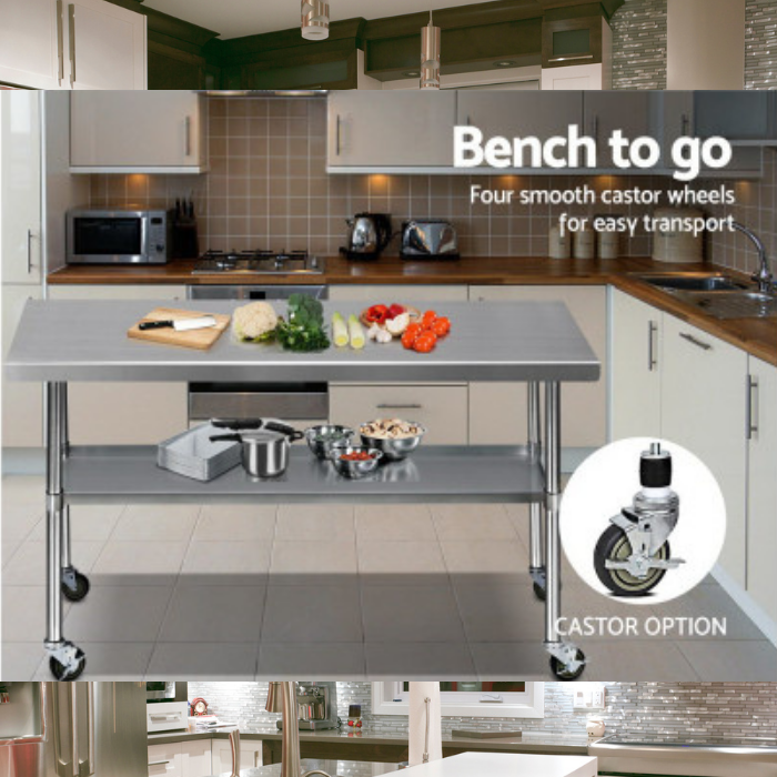 commercial kitchen bench